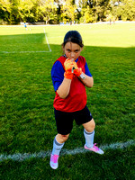 11_02 Izzy Remy's First Soccer Game Win Against Nueva as Goalie and Post-Game Dinner Sister Silliness