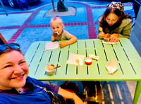 06_29a Evening Sisters Mama and Oski Gelato Date